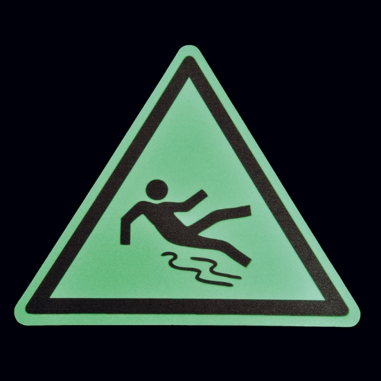 FOTO."Uwaga śliska podłoga " Trójkąt 600mm