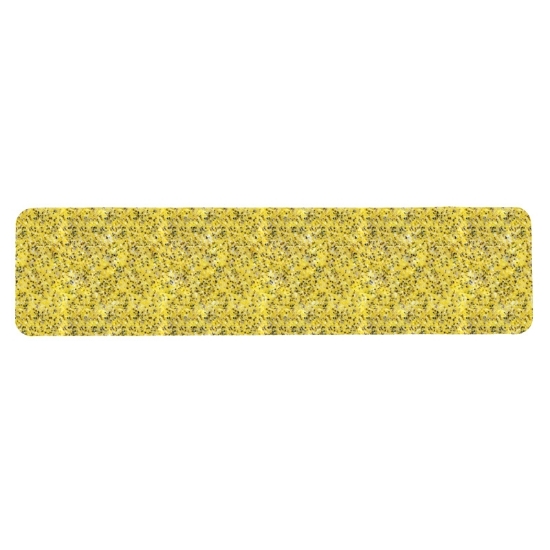 Taśma antypoślizgowa do obiektów użyteczności publicznej żółta - arkusz 150x610mm, paczka 10 szt.