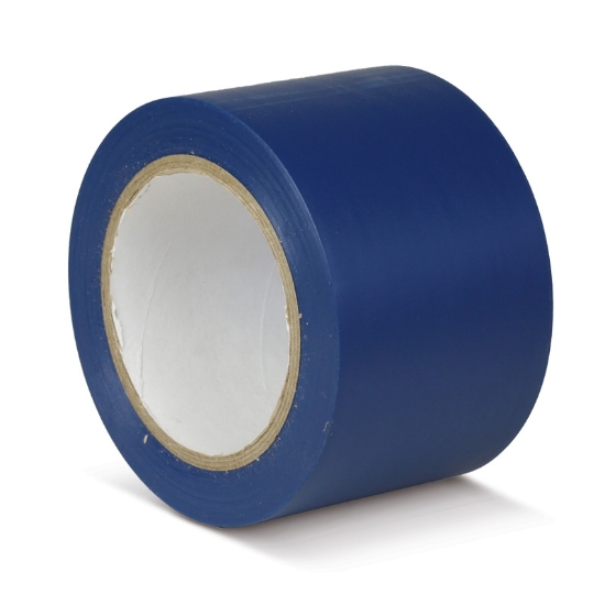  Taś. do znak. podł. PVC NIEBIESKA 75mm x 33m