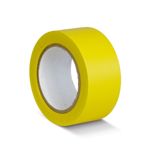  Taś. do znak. podł. PVC ŻÓŁTA 50mm x 33m