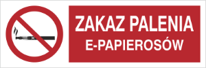 Obrazek dla kategorii Zakaz Palenia E-Papierosów (209-15)