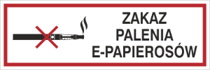 Obrazek dla kategorii Zakaz Palenia E-Papierosów (209-16)