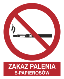 Obrazek dla kategorii Zakaz Palenia E-Papierosów (209-17)