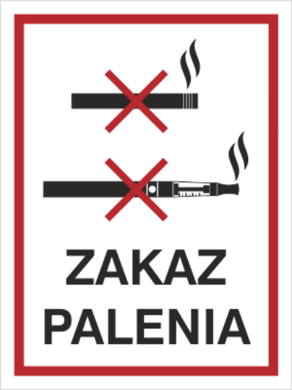 Zakaz Palenia E-Papierosów 209-18