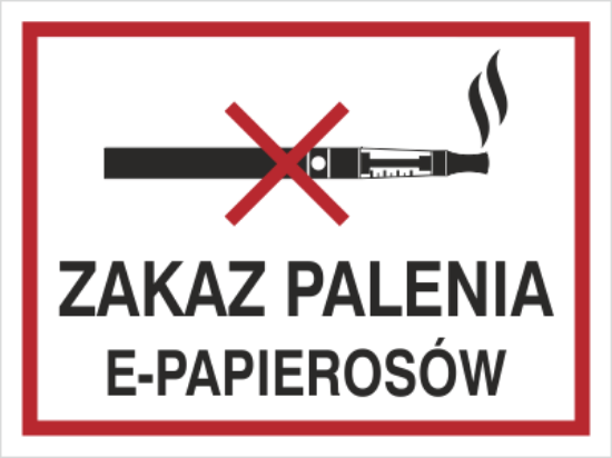 Zakaz Palenia E-Papierosów 209-19