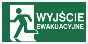 Obrazek dla kategorii Znak wyjście ewakuacyjne w lewo wg pn-en iso 7010 (E01-WE)