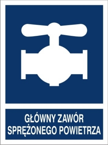 Główny zawór sprężonego powietrza
