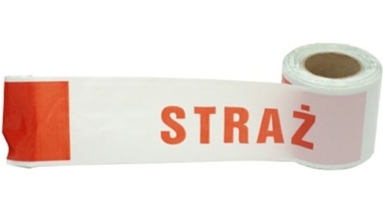 taśmaPCV, STRAŻ  8,5cm x 500 mb
