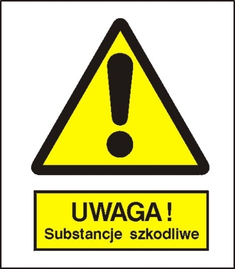 Ostrzeżenie przed substancjami szkodliwymi