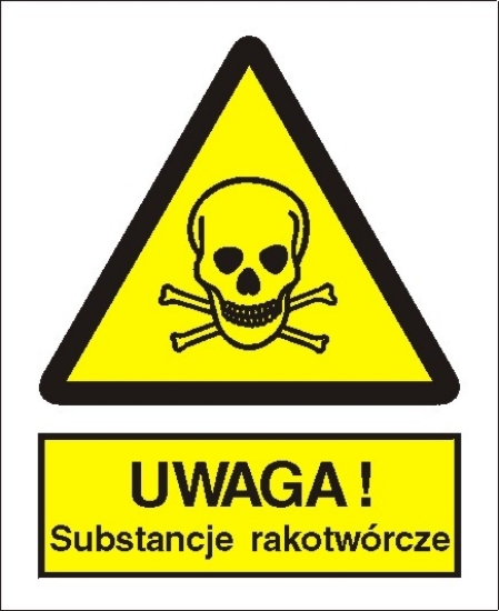 Ostrzeżenie przed substancjami rakotwórczymi