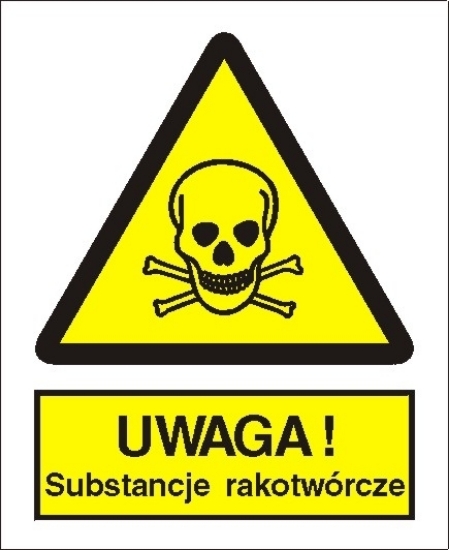 Ostrzeżenie przed substancjami rakotwórczymi