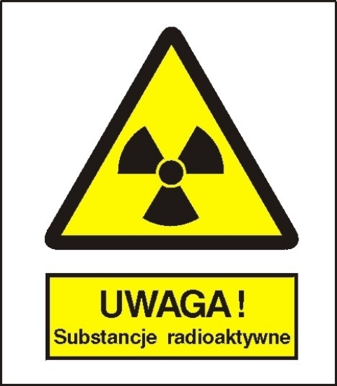 Ostrzeżenie przed substancjami radioaktywnymi