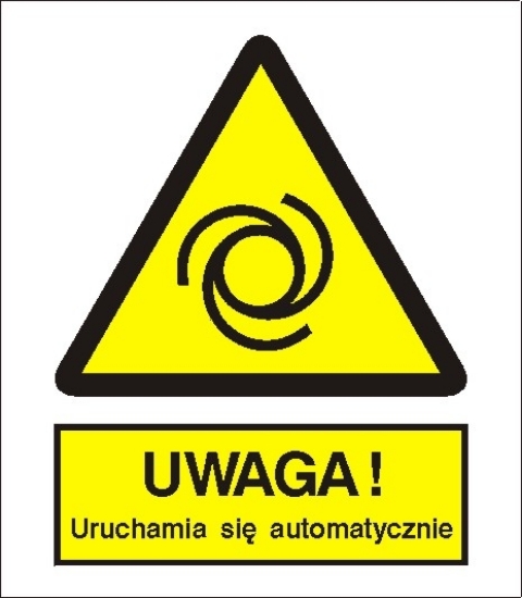 Ostrzeżenie przed uruchamianiem automatycznym