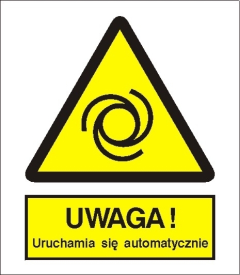 Ostrzeżenie przed uruchamianiem automatycznym