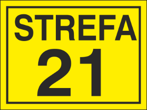 Obrazek dla kategorii Znak Strefa 21 (828-14)