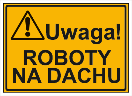 Uwaga! Roboty na dachu