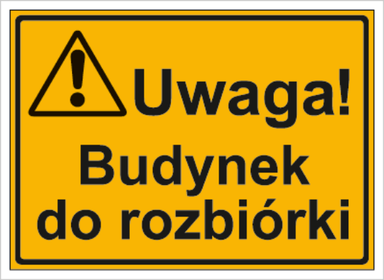 Uwaga! Budynek do rozbiórki