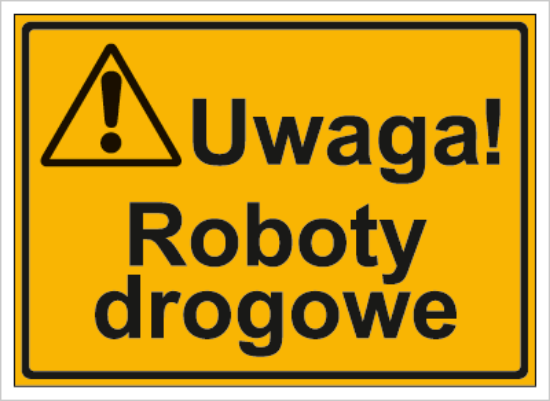 Uwaga! Roboty drogowe