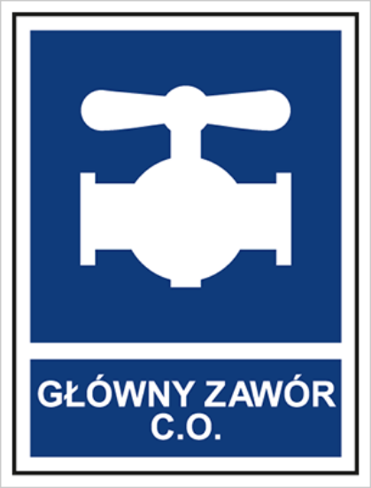 Główny zawór C.O.
