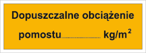 Obrazek dla kategorii Dopuszczalne obciążenie pomostu: …kg/m2 (853-04)