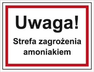 Obrazek dla kategorii Uwaga! Strefa zagrożenia amoniakiem (815-09)