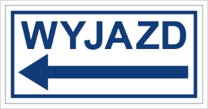 Obrazek dla kategorii Znak Wyjazd w lewo (704-04)