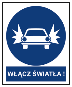 Obrazek dla kategorii Znak Nakaz włączenia świateł (704-11)
