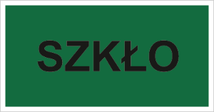 Obrazek dla kategorii Znak Szkło (857-35)