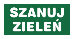 Obrazek dla kategorii Znak Szanuj zieleń (857-14)