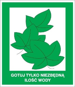 Obrazek dla kategorii Znak Gotuj tylko niezbędną ilość wody(857-19)