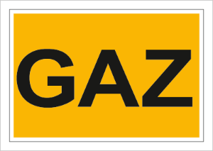 Obrazek dla kategorii Znak Gaz (870)