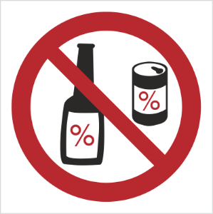 Obrazek dla kategorii Znak Zakaz spożywania alkoholu (637)