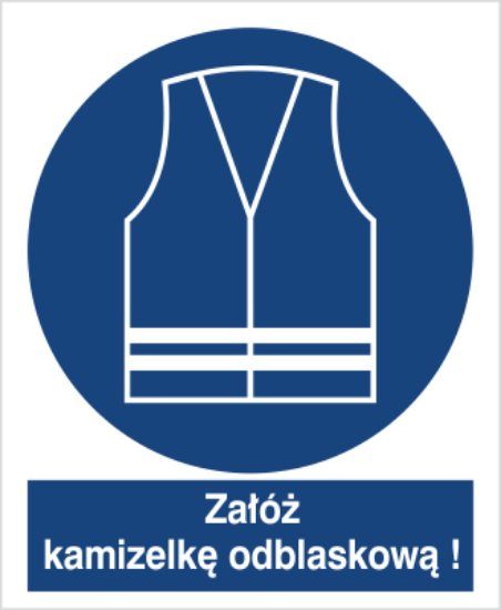 Nakaz stosowania kamizelki odblaskowej