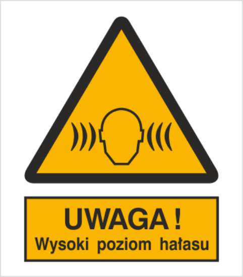 Ostrzeżenie przed wysokim poziomem hałasu