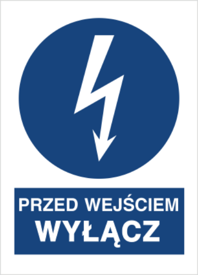 Przed wejściem wyłącz