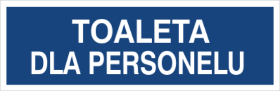 Toaleta dla personelu