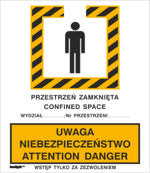 Uwaga niebezpieczeństwo. Attention danger