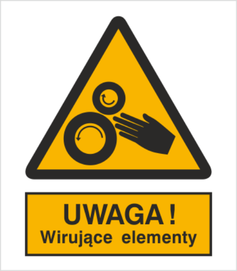 Uwaga! Wirujące elementy
