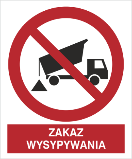 Zakaz wysypywania