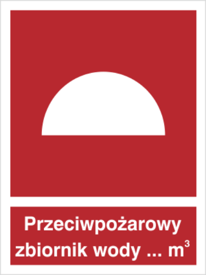 Przeciwpożarowy zbiornik wody