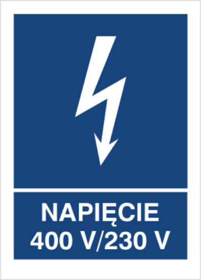 Napięcie 400V/ 230V