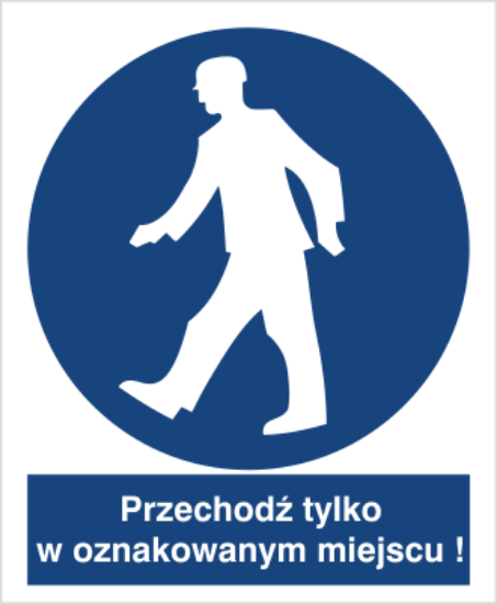 Nakaz przechodzenia w oznakowanym miejscu