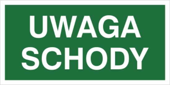 Uwaga schody
