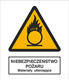Niebezpieczeństwo pożaru - Materiały utleniające