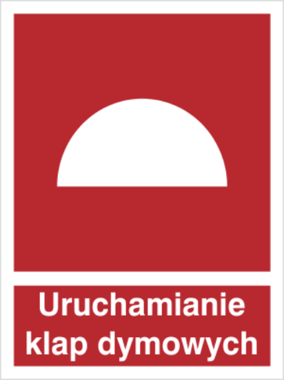 Urządzenie do uruchomiania klap dymowych