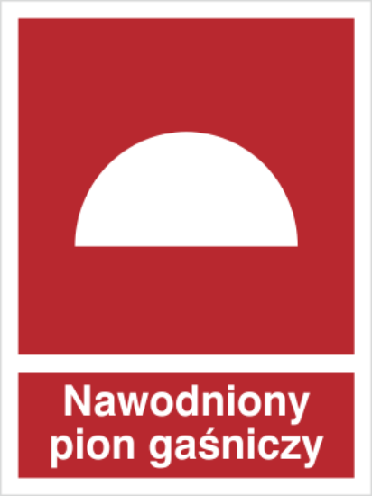 Nawodniony pion gaśniczy