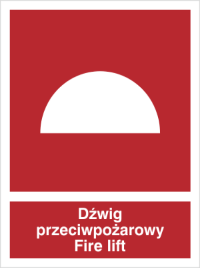 Dźwig przeciwpożarowy Fire lift