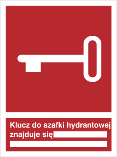Klucz do szafki hydrantowej znajduje się …