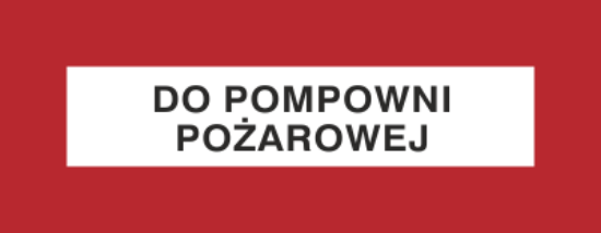 Do pompowni pożarowej