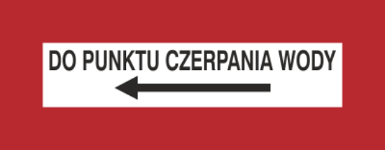 Do punktu czerpania wody (w lewo)